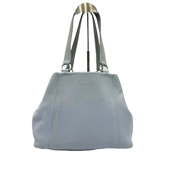 Prada‎ Vitello Daino Shoulder Bag*Beautiful Pale Blue*Great Condition w/COA - Picture 1 of 16